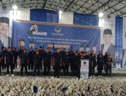 S Joko Kuncoro Kembali Nahkodai Partai Nasdem Kabupaten Tubaba Periode 2025-2029